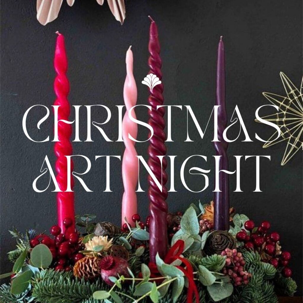 Weihnachtskranz Christmas Art Night